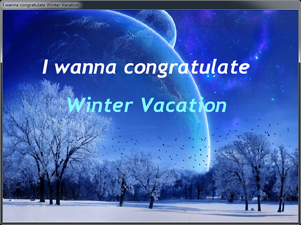 i wanna congratulate winter vacation_i wanna congratulate下载单机游戏下载图5