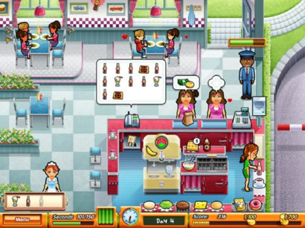美味餐厅4中文版_美味餐厅4艾米莉的美味名人堂单机游戏下载图1