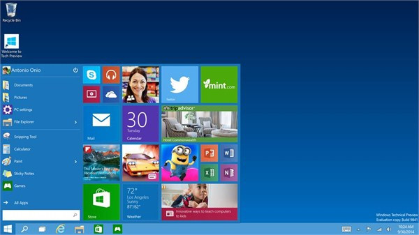 Windows 10 技术预览版官方下载