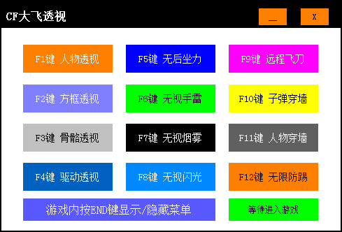 CF大飛透視