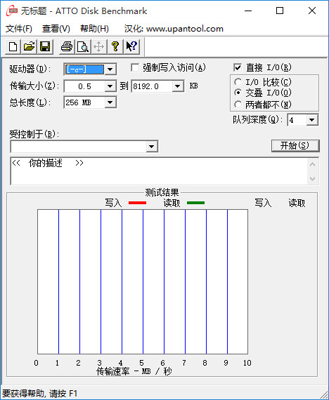 硬盘检测工具(ATTO Disk Benchmark) v2.47 绿