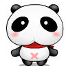 萌萌哒的熊猫动态表情包