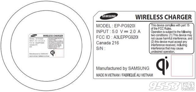 三星Galaxy S6无线充电器现身FCC网站
