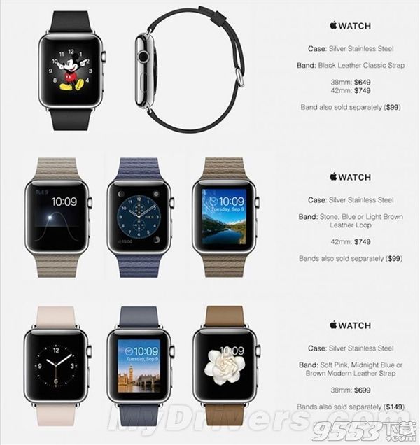 啧啧：苹果Apple Watch售价完全曝光！