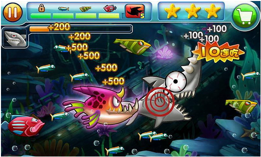 大鱼吃小鱼游戏-大鱼吃小鱼HD for Android pad v1.0图3