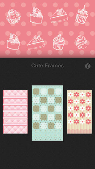 可爱甜蜜的相框壁纸下载-可爱甜蜜的相框壁纸苹果版v1.4图1