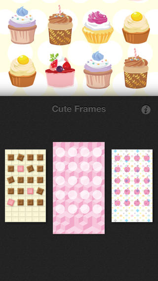 可爱甜蜜的相框壁纸下载-可爱甜蜜的相框壁纸苹果版v1.4图2