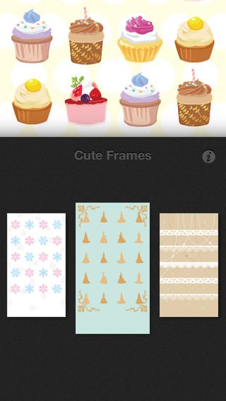 可爱甜蜜的相框壁纸下载-可爱甜蜜的相框壁纸苹果版v1.4图5