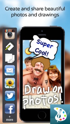 照片涂鸦软件照片涂鸦appiosv4.8.3iPhoneiPad官方最新版-iPhone照片涂鸦手机照片涂鸦图2