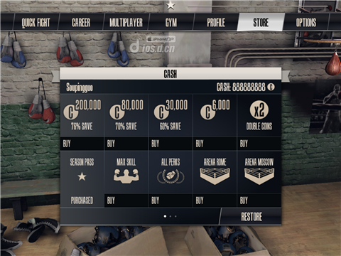 真实拳击破解版下载-真实拳击内购iosv1.2iPhone/ipad最新版图1