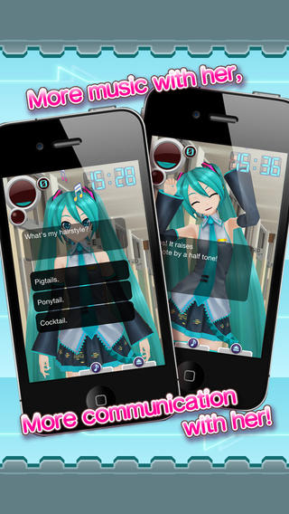 初音未来虚拟女友下载-初音未来虚拟女友（Music Girl Hatsune Miku）iosv1.01iPhone/ipad官方最新版图4