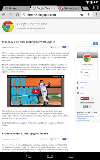 谷歌浏览器官方下载-谷歌浏览器Google Chrome手机版v38.0.2125.102安卓版图3