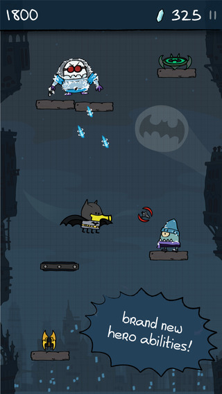涂鸦跳跃超级英雄下载-涂鸦跳跃超级英雄Doodle Jump DC Super Heroesiosv1.0.1iPhone/ipad官方最新版图2