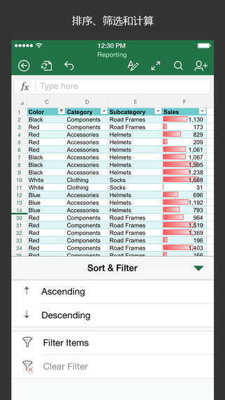Microsoft Excel下载-Microsoft Excelios v1.4 iPhone/ipad版图2