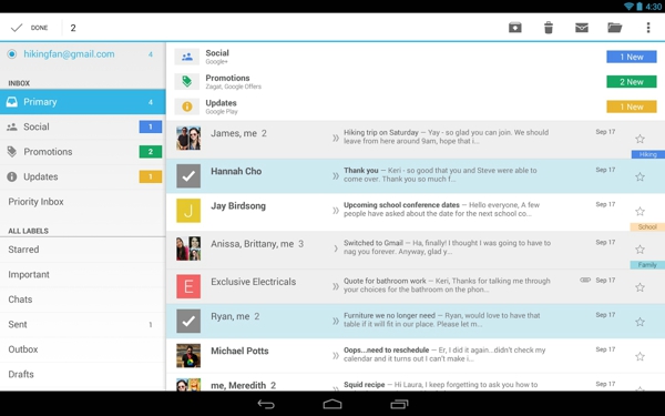 Gmail郵箱截圖4