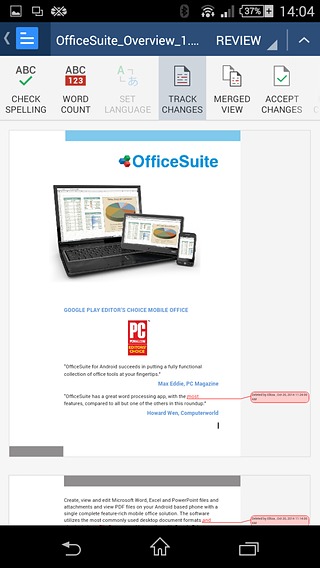 Office文档查看器(OfficeSuite 8)截图1