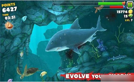 饥饿的鲨鱼进化无限金币版ipad下载-饥饿的鲨鱼进化无限金币版ipad图4
