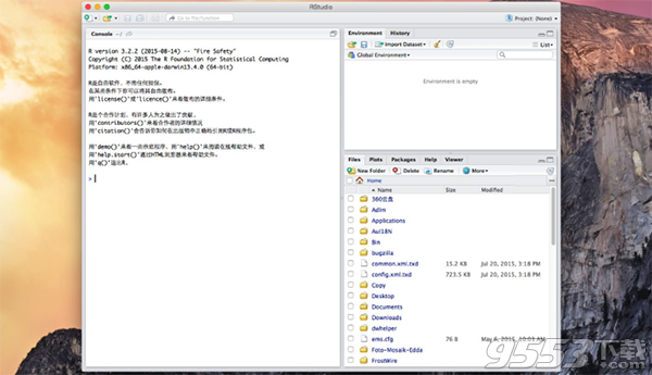 RStudio Mac版 