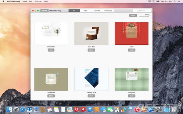 Mail Stationery for mac 