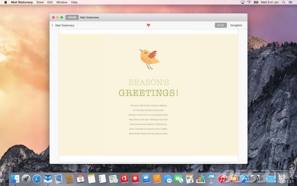 Mail Stationery for mac 