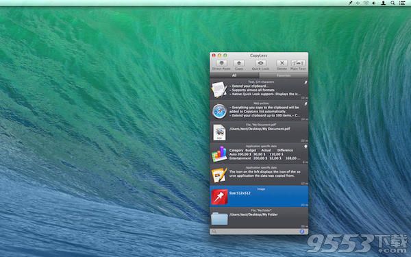 CopyLess for mac(剪切板软件)