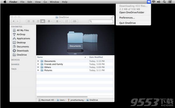 OneDrive Mac版 