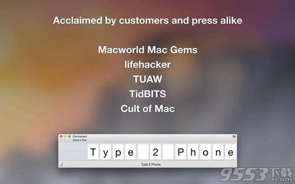 Type2Phone Mac版 