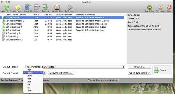 Doxillion文档转换器Mac版 