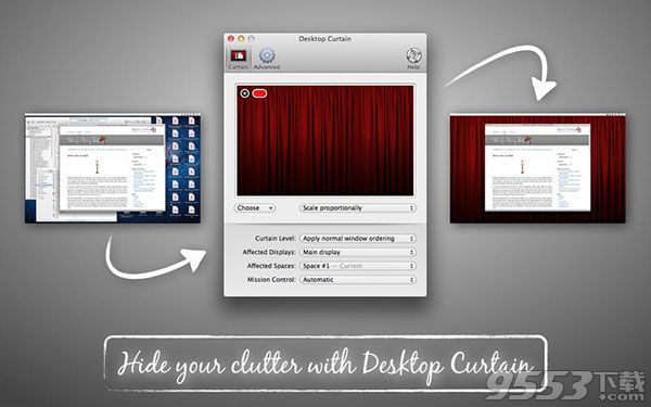 Desktop Curtain Mac版(隐藏桌面图标)