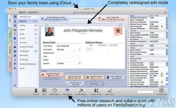 MacFamilyTree 7 for mac 