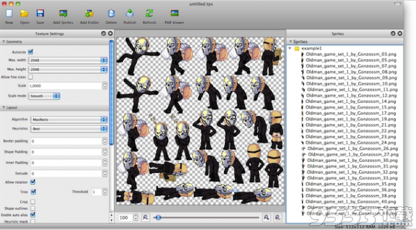 TexturePacker for Mac(网页设计)