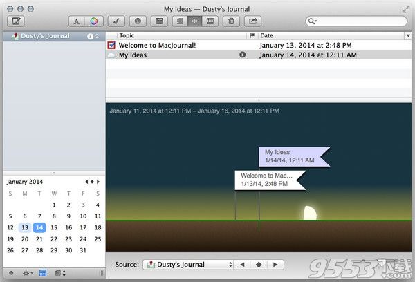 MacJournal for Mac 