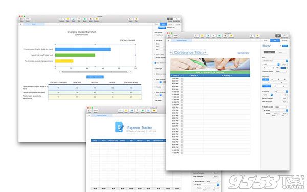 Templates for Numbers Mac版