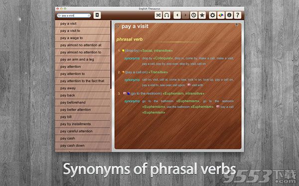 English Thesaurus Mac版 