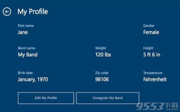 microsoft band sync app for windows