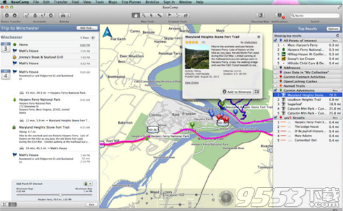 Garmin BaseCamp for Mac