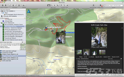 Garmin BaseCamp for Mac