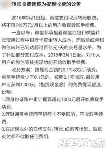 微信转账免费吗？微信转账免费限额多少