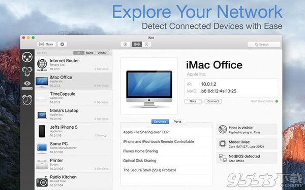 iNet Network Scanner Mac版 