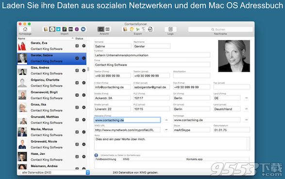contactssyncer for Mac 