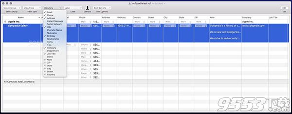 vCard Editor Mac版 