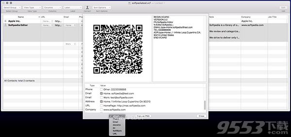vCard Editor Mac版 