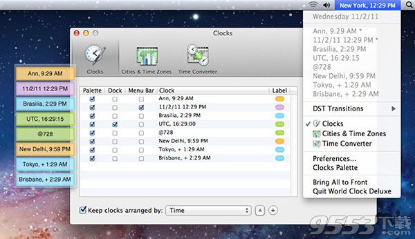World Clock Deluxe Mac版 