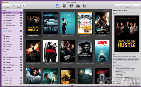 Movie Explorer for Mac 