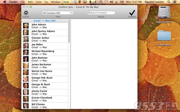 Contacts Sync for Mac 