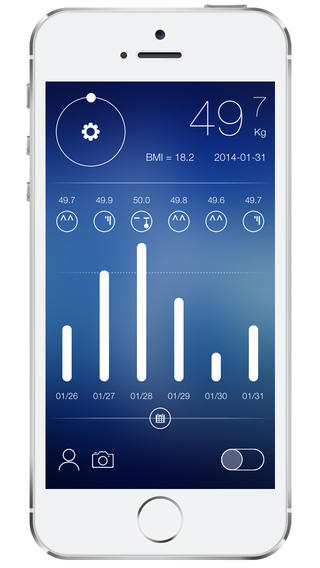 瘦身体重记iPhone版v1.0_体重记录app图5