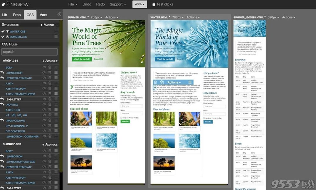 Pinegrow Web Designer for Mac 