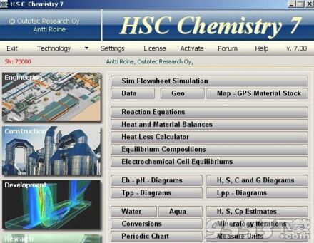 HSC Chemistry(熱力學軟件)