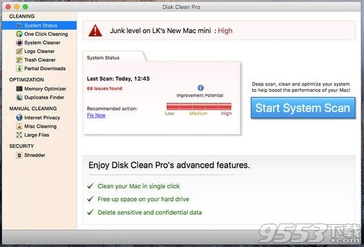Disk Clean Pro for Mac 