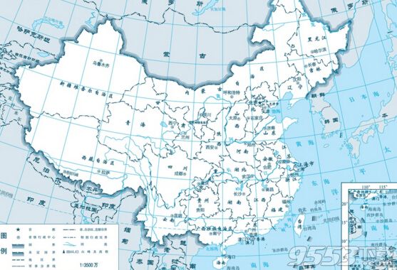 中国行政区地图_中国行政区地图 高清版下载 - 9553下载